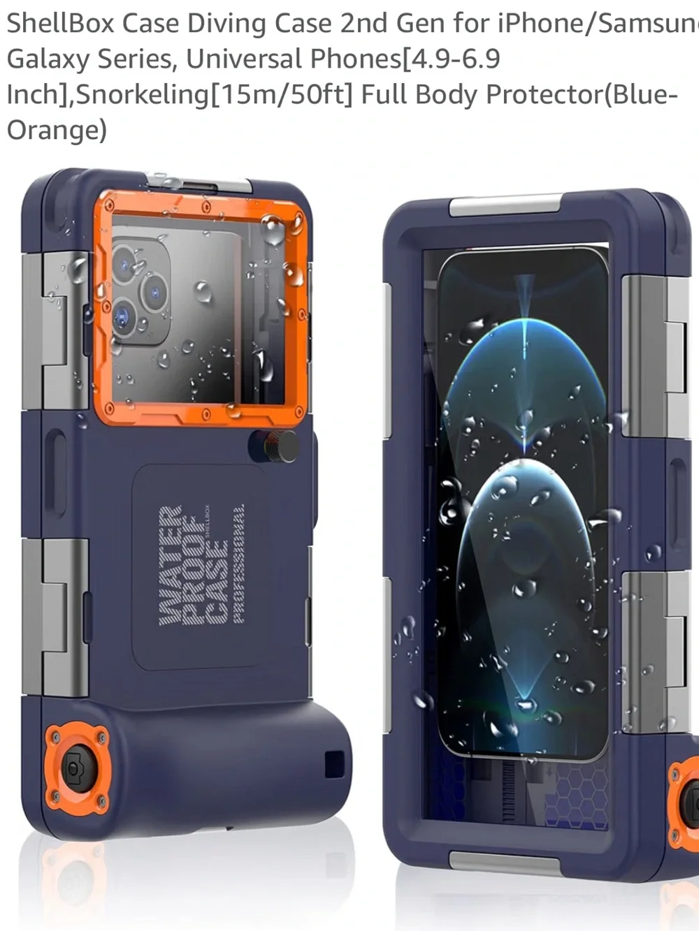 ShellBox Professional Waterproof Diving Phone Case – 2nd Generation